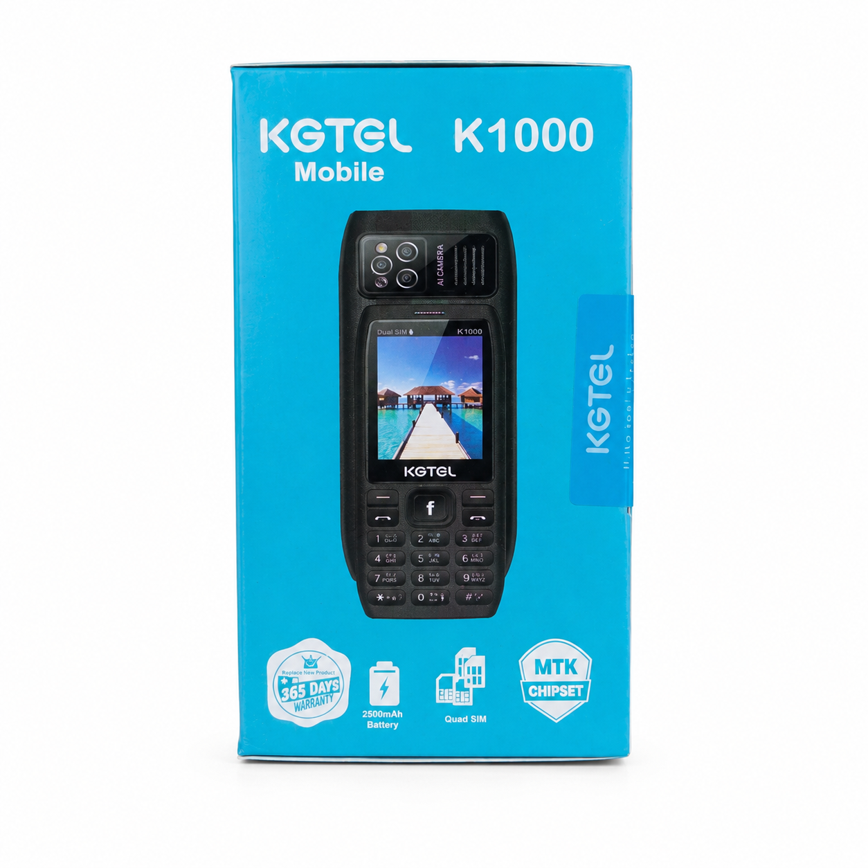 KGTEL K1000 4 সিম মোবাইল ফোন 2500mAh