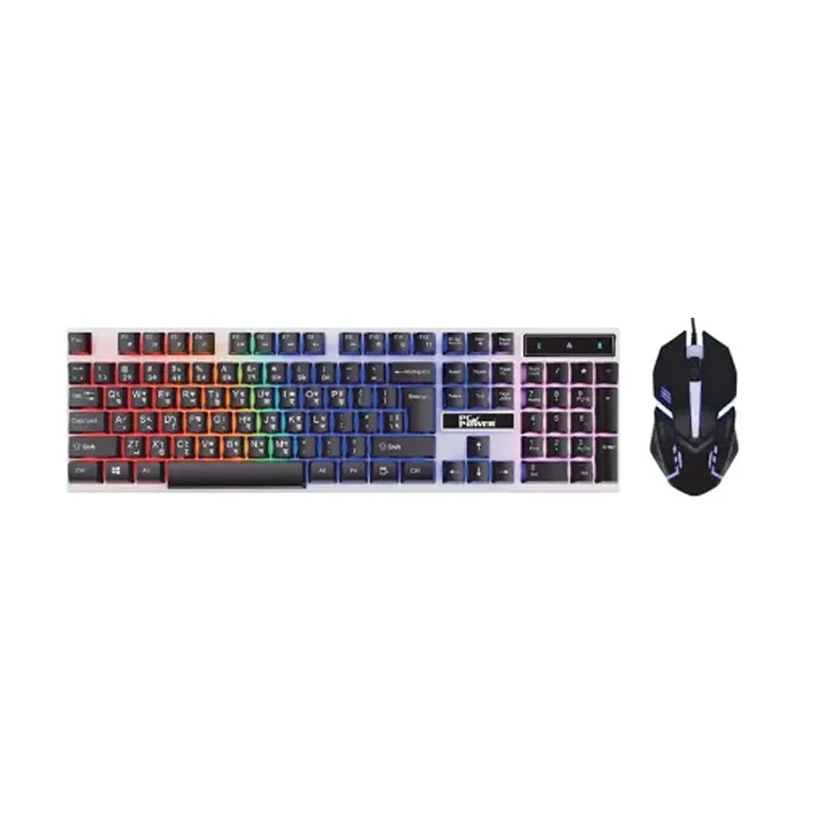 PC Power PGC001D105 Wired Bangla Gaming Keyboard & Mouse Combo