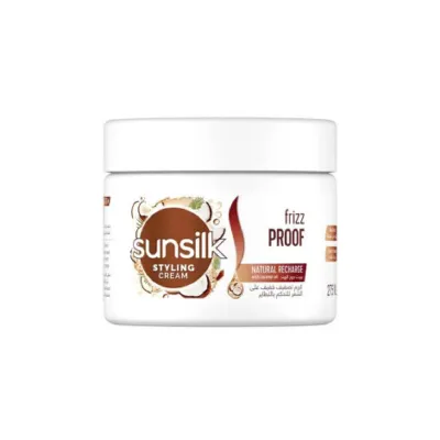 Sunsilk Frizz Proof হেয়ার স্টাইলিং ক্রিম, নারকেল তেলসহ 275ml