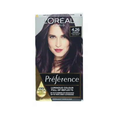 L'Oreal Preference হেয়ার কালার, শেড 4.26 Cool Violet