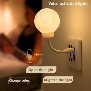 মুন লাইট ভয়েস কন্ট্রোলড LED ল্যাম্প