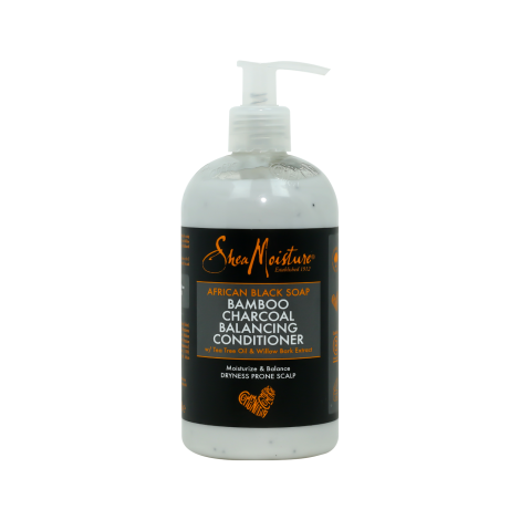 Shea Moisture African Black Soap ব্যাম্বু চারকোল ব্যালান্সিং কন্ডিশনার 384ml