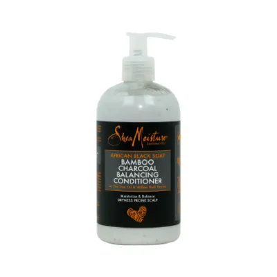 Shea Moisture African Black Soap ব্যাম্বু চারকোল ব্যালান্সিং কন্ডিশনার 384ml