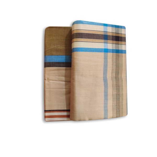 Adrita Pure Cotton Lungi, 2 Piece Combo