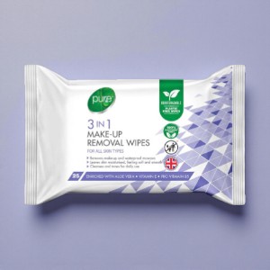 Pure 3in1 মেকআপ রিমুভাল ওয়াইপস – 25টি ওয়াইপ