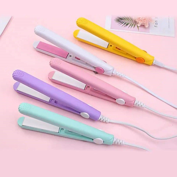 Mini Portable Hair Iron Hair Straightener Curler Professional Hair Iron Ceramic