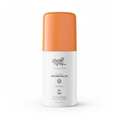 Innovist Chemist at Play 5% AHA Peach ফ্র্যাগরেন্স ওডার কন্ট্রোল আন্ডারআর্ম রোল অন 40ml