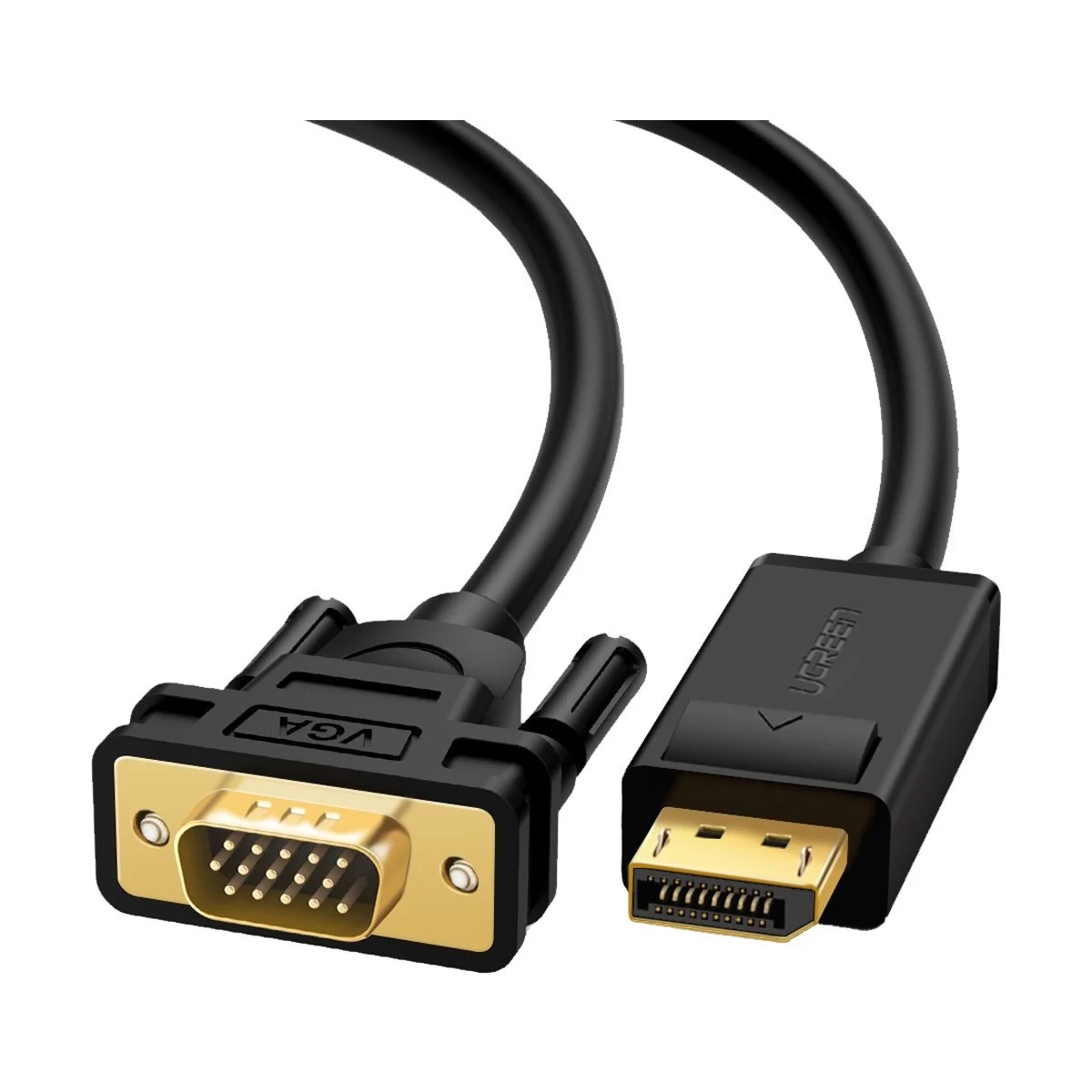 UGREEN DP105 10247 DisplayPort Male to VGA Male Cable, 1.5 Meter
