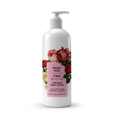Cosmo Peony Rose Perfumed Body Lotion 480ml (UAE)