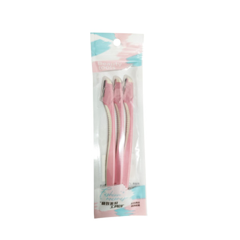 Lmltop Beauty Tools Fashion Makeup Razor 3pcs Pink (China)