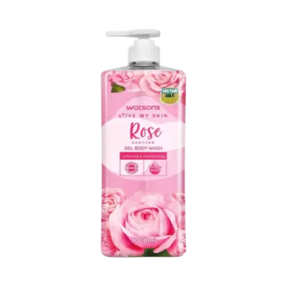 Watsons Love My Skin রোজ সুগন্ধি জেল বডি ওয়াশ 1000ml