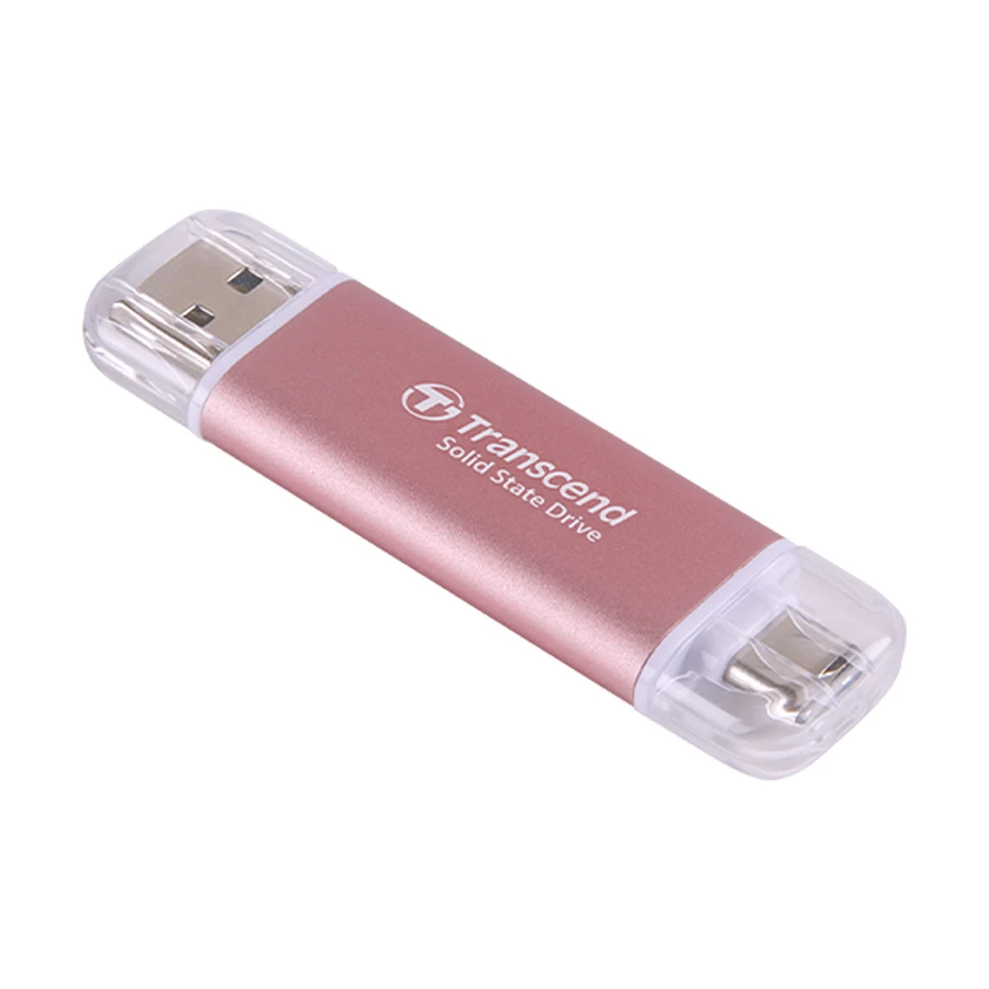 Transcend ESD310P 1TB USB Type-A & Type-C OTG Pink Portable SSD
