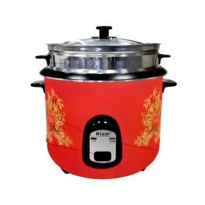 Kiam 2.8 লিটার SS+নন-স্টিক ডাবল পট রাইস কুকার