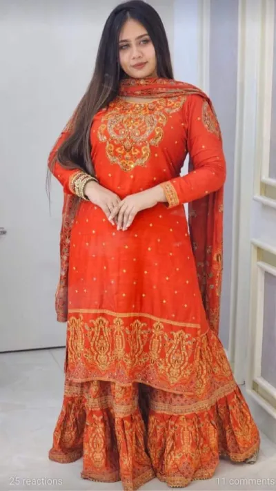 স্লাব কটন ঘারারা থ্রি পিস, ফ্রি সাইজ 42