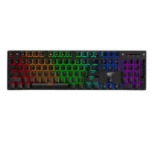 Havit HV-KB858L RGB ব্যাকলিট মেকানিক্যাল গেমিং কিবোর্ড
