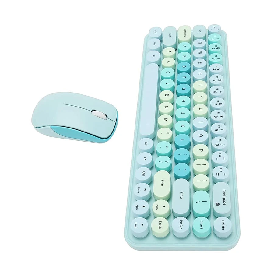 MOFII I Bean Blue Wireless Keyboard & Mouse Combo