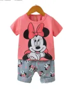 Baby Pure Cotton T-Shirt and Pant Combo Set, 6M to 18-24M