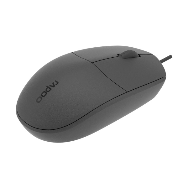 Rapoo N100 ইউএসবি অপটিক্যাল ব্ল্যাক মাউস