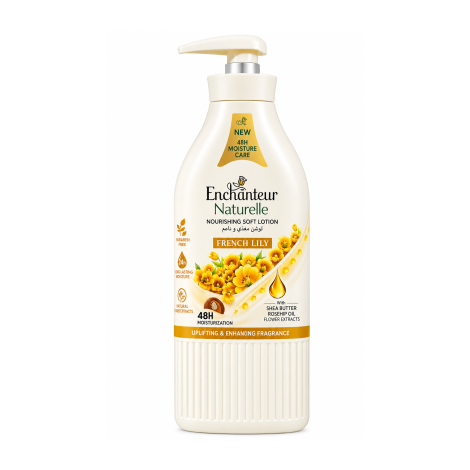 Enchanteur Naturelle French Lily Nourishing Soft Lotion 500ml (Malaysia)