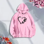 Love Butterflies লেডিস উইন্টার হুডি