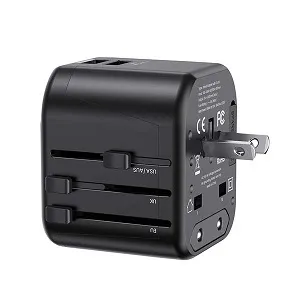 T55 12W ডুয়াল USB ইউনিভার্সাল ট্রাভেল চার্জার