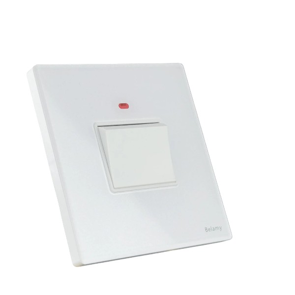 Belamy White Blank Plate | BE-160-SW
