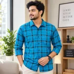 Shy Looks পিওর কটন চেক ও প্রিন্ট শার্ট