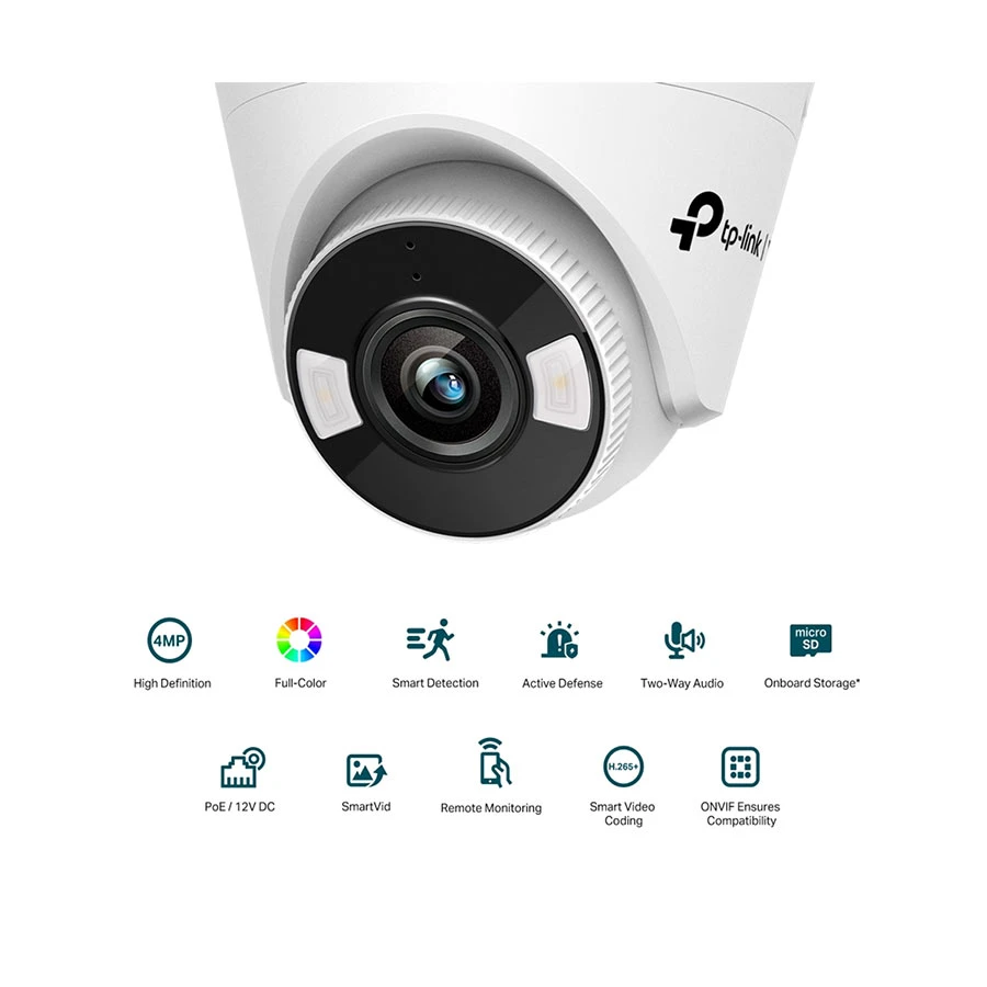 TP-Link VIGI C440 (2.8mm) (4MP) Full-Color Turret IP Camera