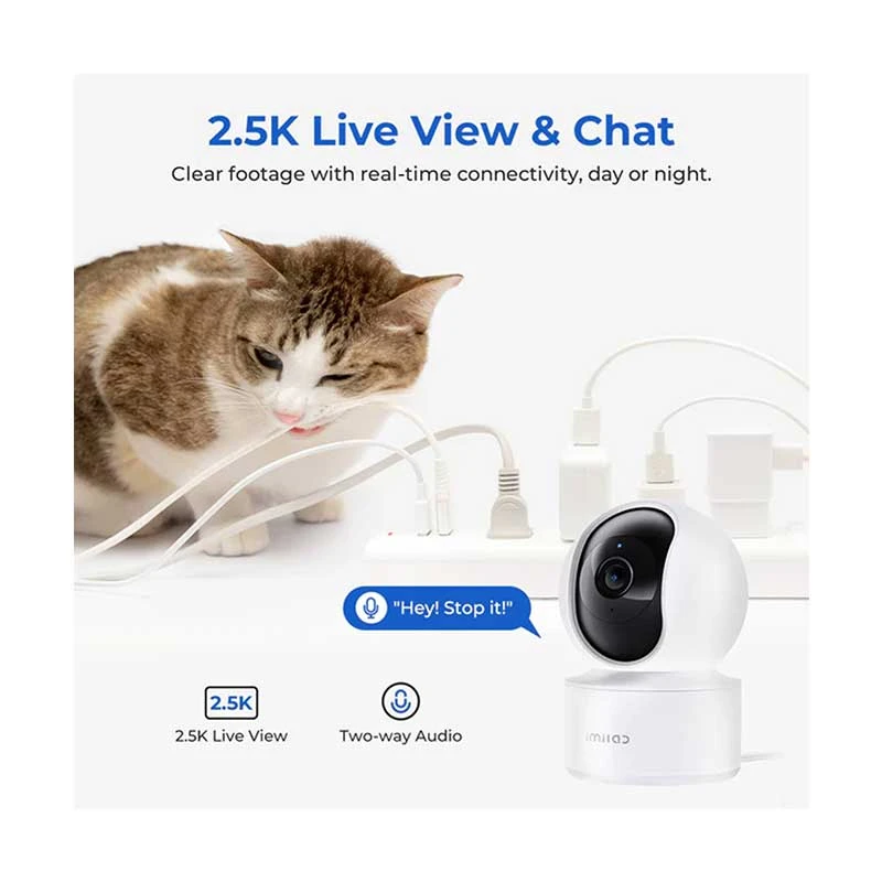 IMILAB C21 2.5K 360 Degree Home Security Wi-Fi Dome IP Camera