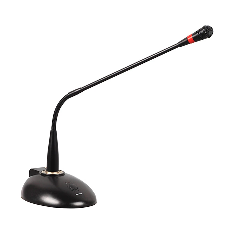 HTDZ HT-D48 Wired Cardioid Gooseneck Black Pro Meeting Microphone