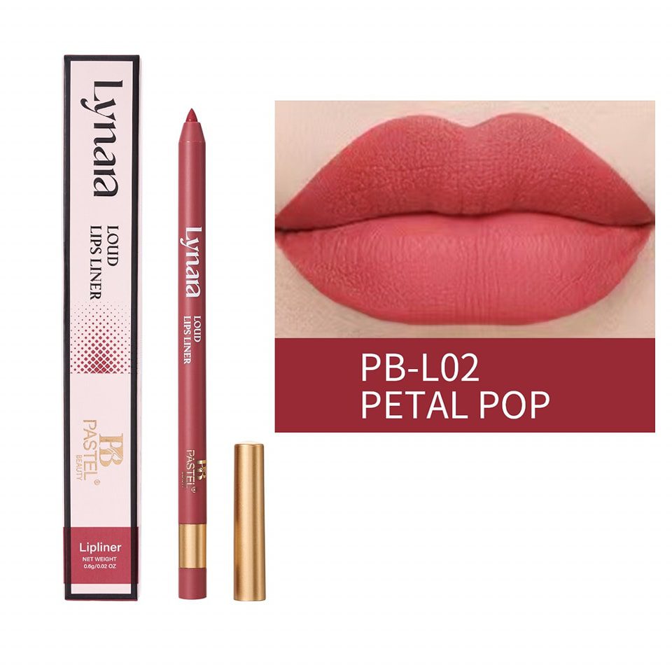 Pastel Beauty Lynara Loud লিপ লাইনার, শেড PB-L02 পেটাল পপ (Petal Pop)