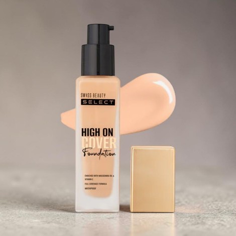 Swiss Beauty Select High On Cover Foundation - 03 Warm Biscuit (China)