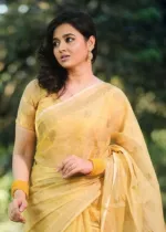 Screen and Afsan Print Semi Muslin Saree, 6 Colours