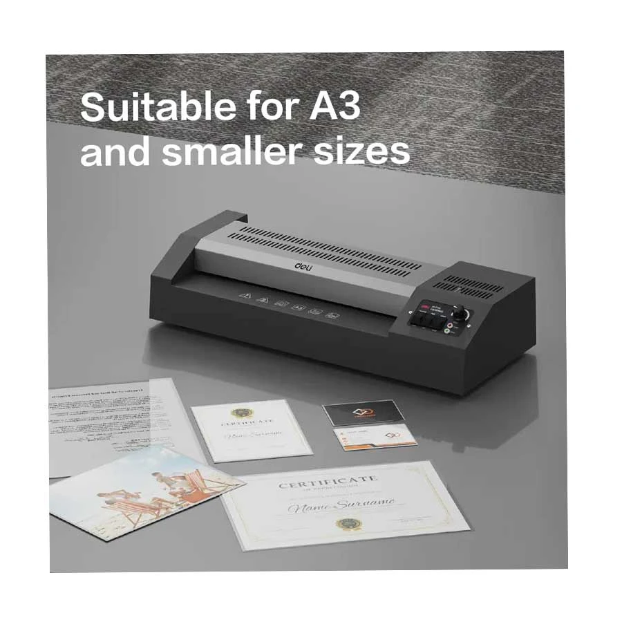 Deli ET115 50-250 mic A3 Multifunctional Laminator Machine