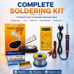 Master 5 ইন 1 সোল্ডারিং কম্বো কিট – 60W সোল্ডারিং আয়রন, মাল্টিমিটার, স্ট্যান্ড, লিড ও রজন