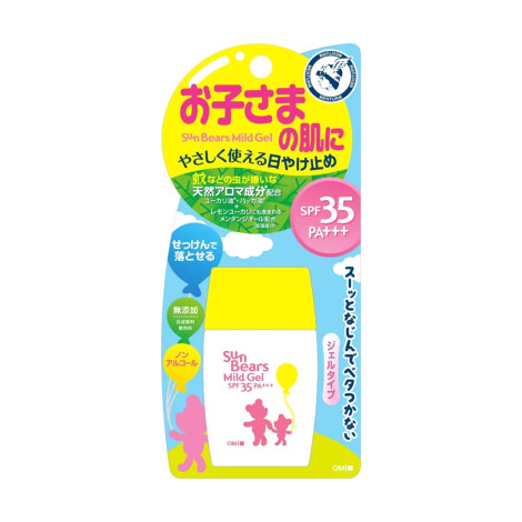 Omi Sun Bears মাইল্ড জেল সানস্ক্রিন SPF 35 PA+++ 30g