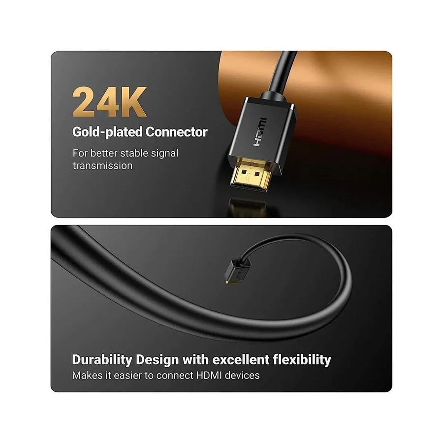 UGREEN HD107 10146 HDMI 1.4 Male to Female Extension Cable, 5 Meter