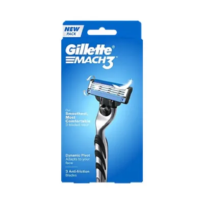 Gillette Mach3 রেজর (3 ব্লেড)