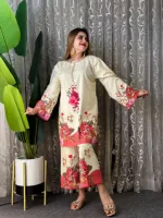 Dubai Silk ডিজিটাল প্রিন্ট টু পিস, 3টি রং, বডি 36 থেকে 46