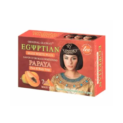 Lee Glumax Egyptian Maxi White Plus Papaya ফেস অ্যান্ড বডি সাবান 160g