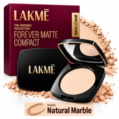 Lakeme Forever Matte কমপ্যাক্ট পাউডার - Natural Marble