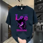 Men's Drop Shoulder T-Shirt with DTF Print, Cotton-Spandex Blend