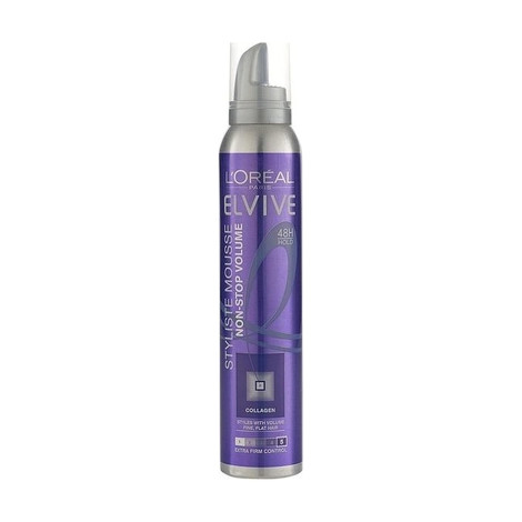L'Oreal Elvive 48H হোল্ড Styliste নন-স্টপ ভলিউম মুস 200ml
