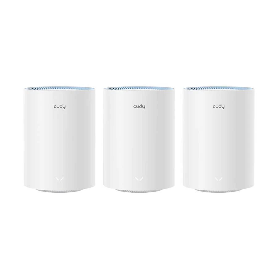 Cudy M1200 AC1200 Mbps Ethernet Dual-Band Mesh Wi-Fi 5 System (3-Pack)