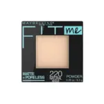Maybelline Fit Me ম্যাট অ্যান্ড পোরলেস প্রেসড পাউডার - 220 Natural Beige