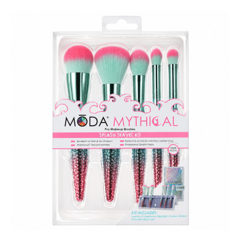 Royal & Langnickel MŌDA Mythical Makeup Brush - 6pc Travel Kit (China)