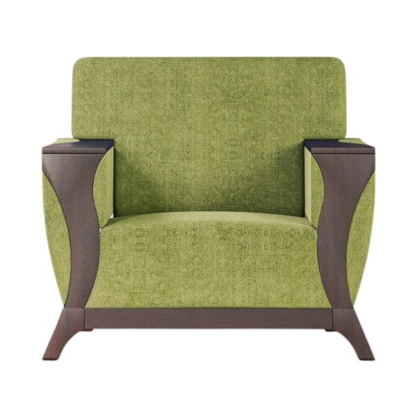 Regal ROME কাঠের সিঙ্গেল সোফা ROME-SSC-347-3-1-20 (ফ্যাব্রিক SF-2121)