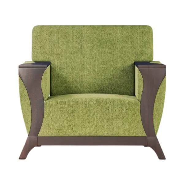 Regal ROME কাঠের সিঙ্গেল সোফা ROME-SSC-347-3-1-20 (ফ্যাব্রিক SF-2121)