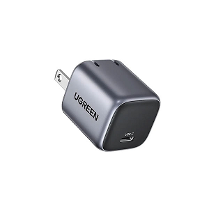 Ugreen CD318 Nexode 20W USB-C GaN ফাস্ট চার্জার US – গ্রে
