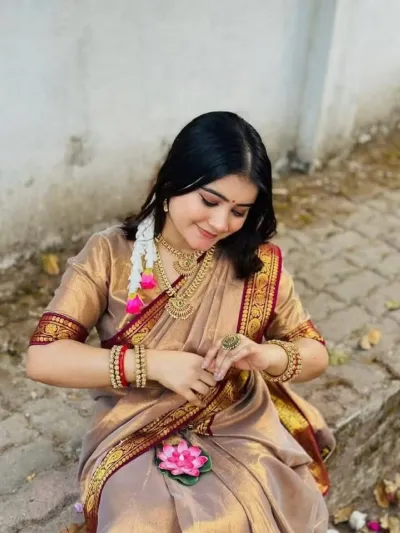 লামা সিল্ক শাড়ি রানিং ব্লাউজ পিসসহ, 12 হাত